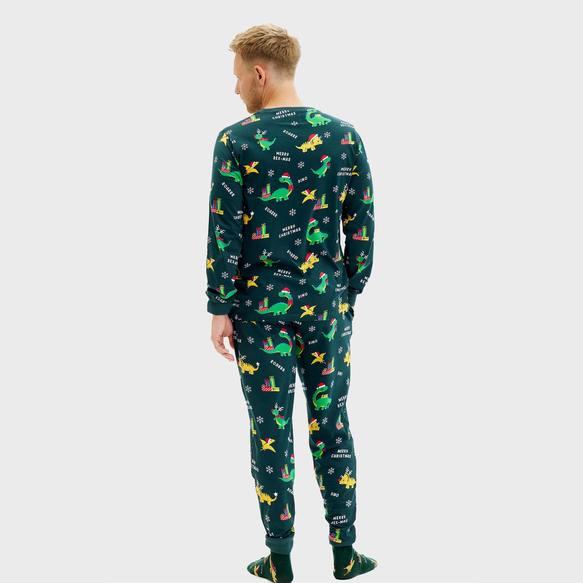 Dino julepyjamas - Herre.